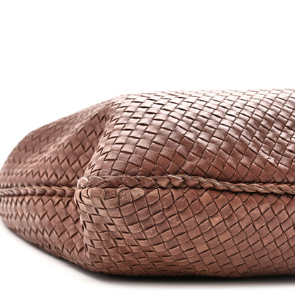 Nappa Intrecciato Maxi Veneta Hobo Truffle