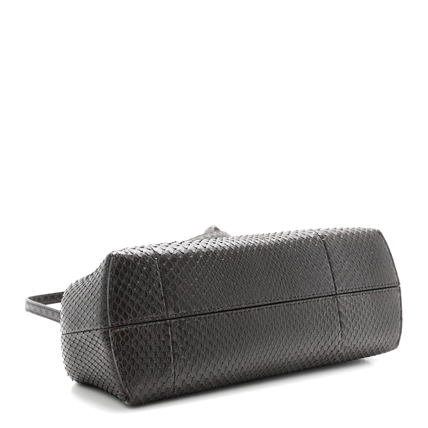 Snakeskin Small Fendi First Brown