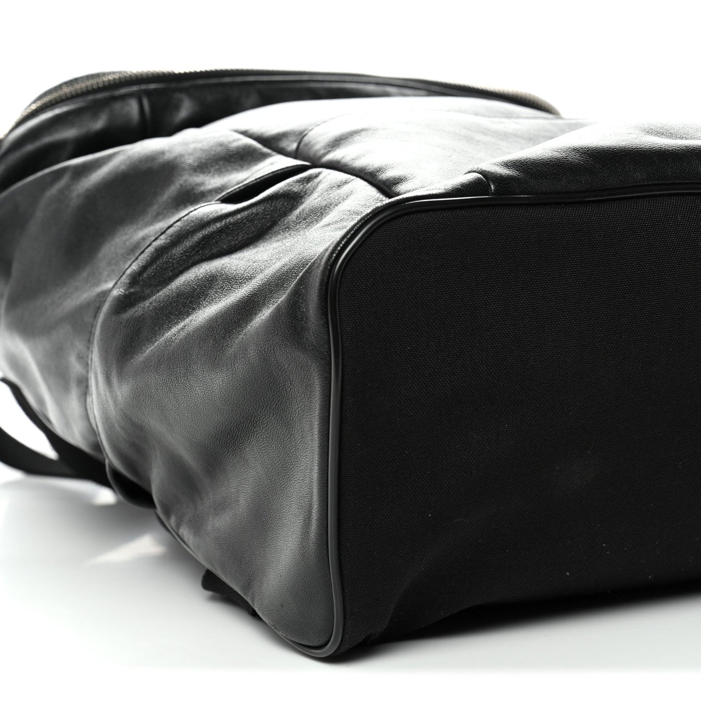 Canvas Calfskin Sid Backpack Black