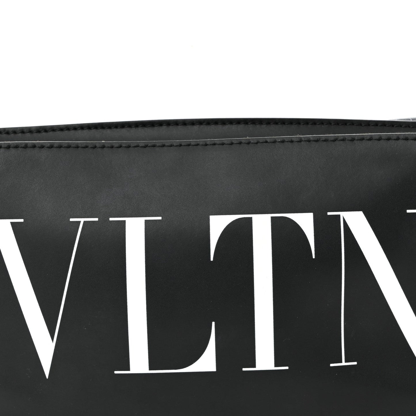 Calfskin VLTN Belt Bag Black White