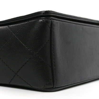 Sheepskin Quilted Vintage Mademoiselle Flap Black