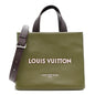 Calfskin Mini Shopper Tote Khaki Green