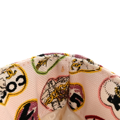 Canvas Coco Hearts Shoulder Bag Pink
