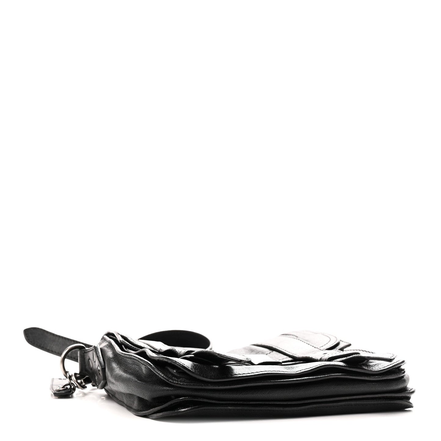 Lambskin PS1 Pouch Messenger Black