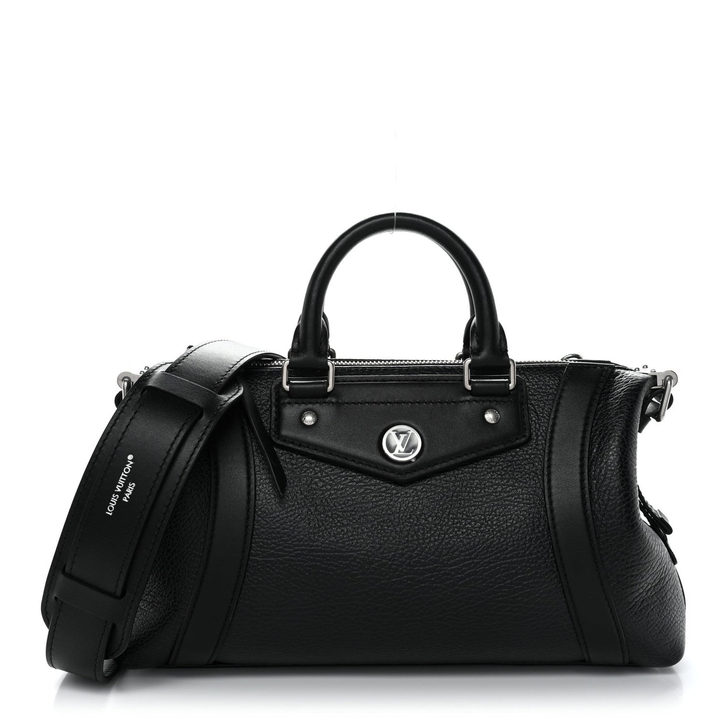 Pixel Lambskin LV Biker PM Black