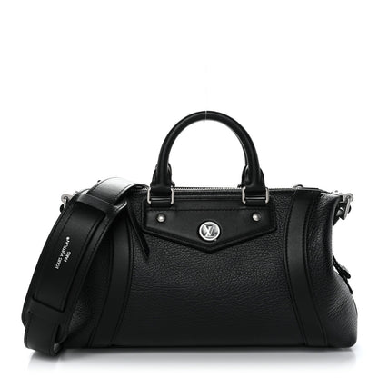 Pixel Lambskin LV Biker PM Black