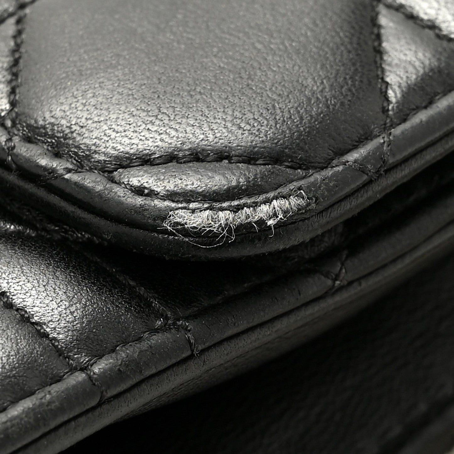 Lambskin Cannage Miss Dior Promenade Pouch Black