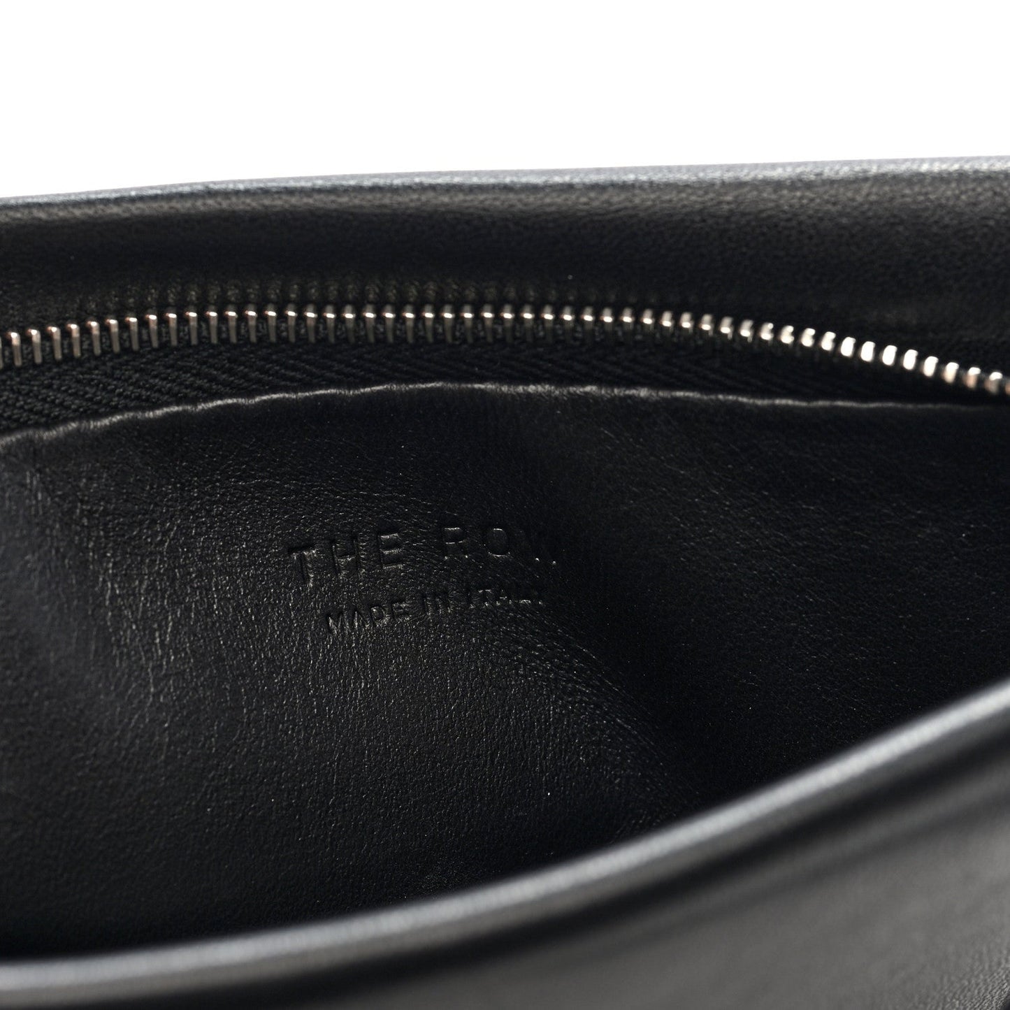 Vegetable Calfskin Medicine Pouch Black