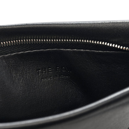 Vegetable Calfskin Medicine Pouch Black