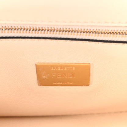 Nappa Small FF Embossed Midi Chain Baguette Camelia