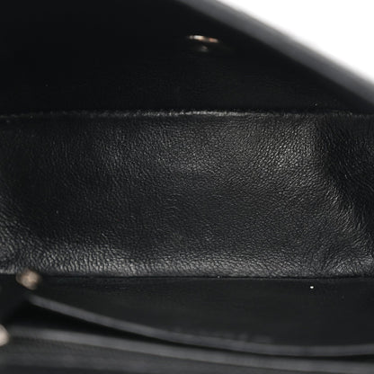 Caviar Quilted Mini Square Flap Black