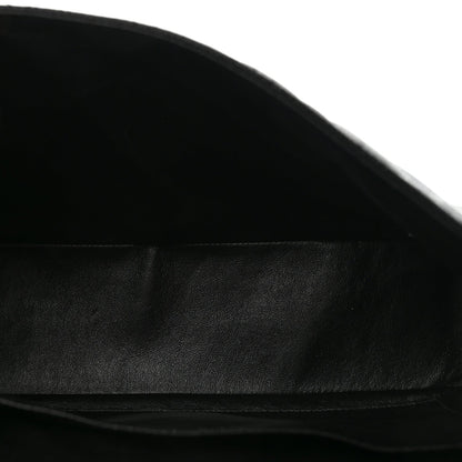 Caviar Maxi Single Flap Black