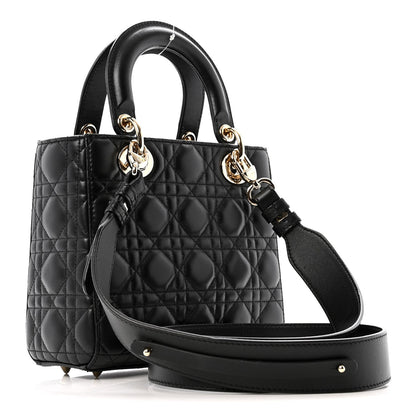 Lambskin Cannage Small My ABCDior Lady Dior Black