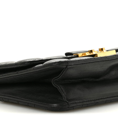 Lambskin Cannage Miss Dior Promenade Pouch Black