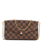 Damier Ebene Pochette Felicie Chain Wallet