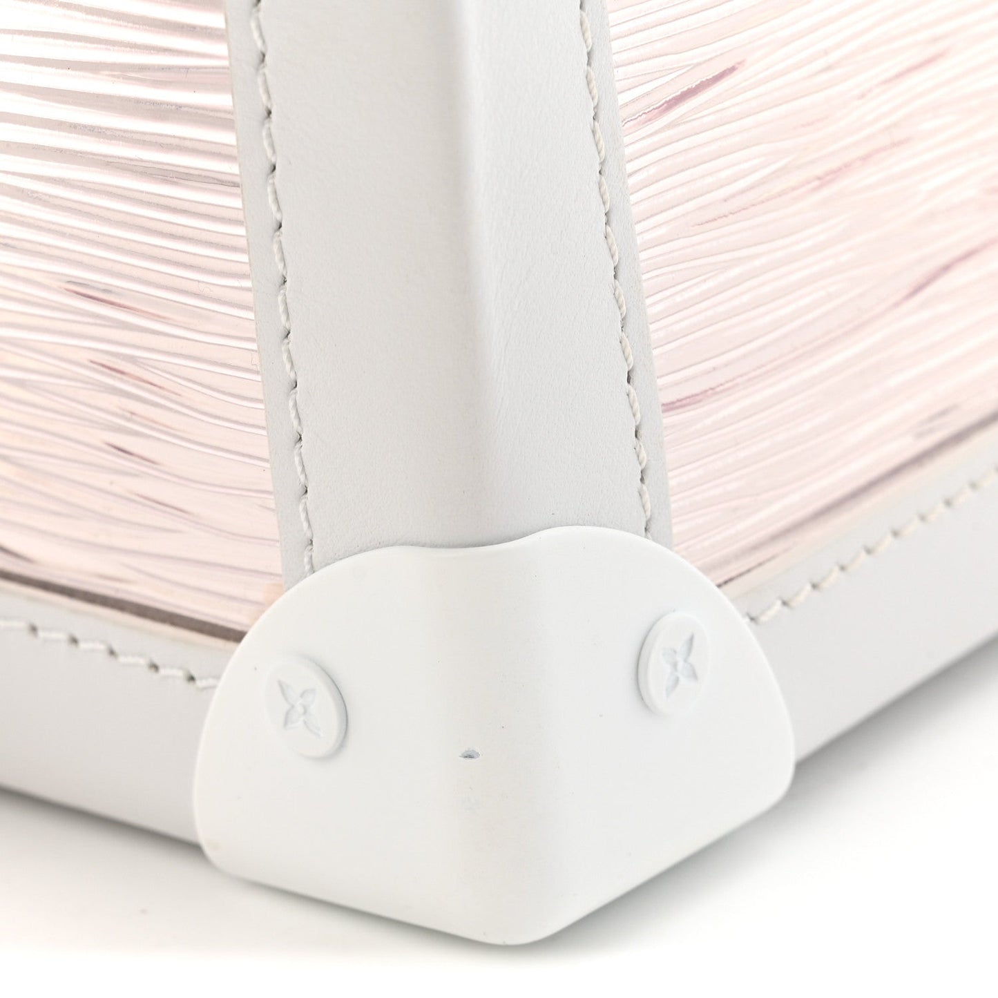 Calfskin PVC Epi Plage Soft Trunk Optic White