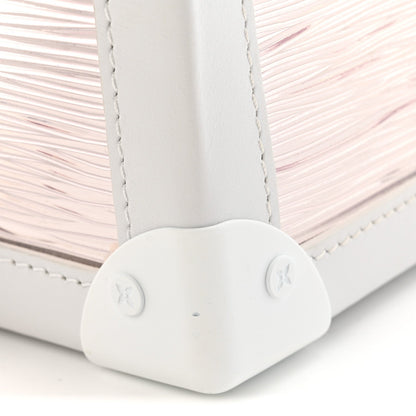 Calfskin PVC Epi Plage Soft Trunk Optic White