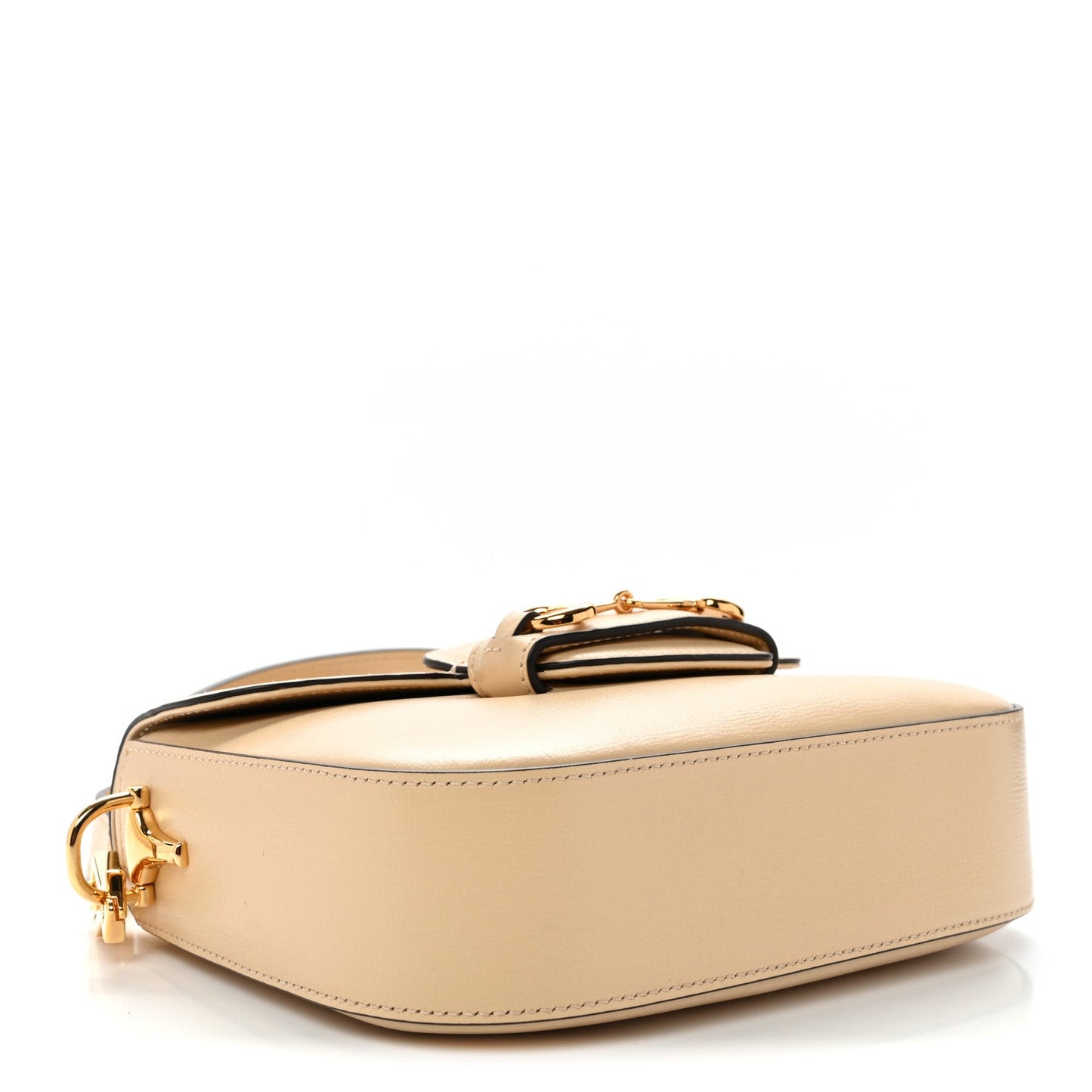 Azalea Calfskin Web Mini Horsebit 1955 Shoulder Bag Bubble Tea
