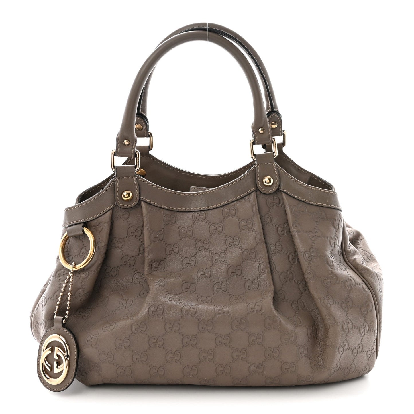 Guccissima Medium Sukey Tote Taupe