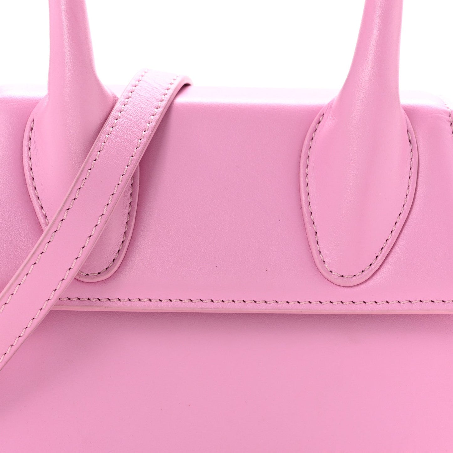 Smooth Calfskin Le Chiquito Noeud Light Pink