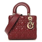 Lambskin Cannage Small My ABCDior Lady Bordeaux
