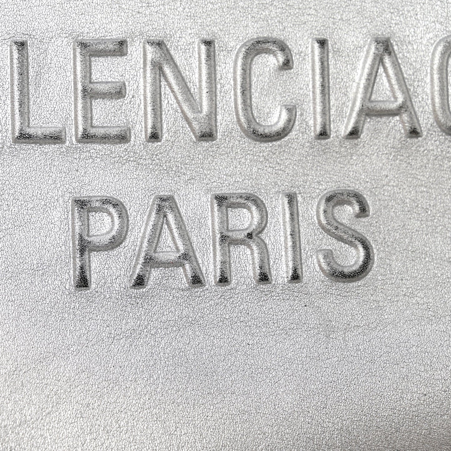 Metallic Calfskin Mary Kate Shoulder Bag Silver