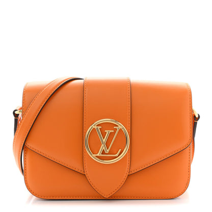 Smooth Calfskin LV Pont 9 Summer Gold