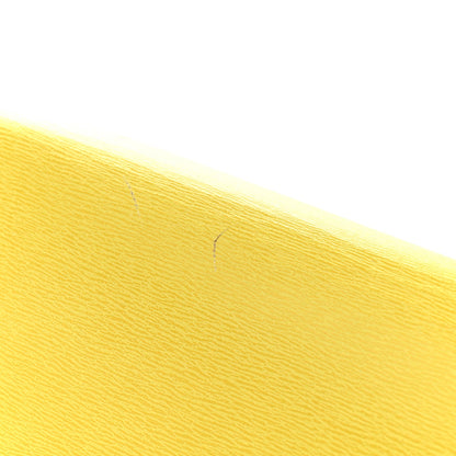 Liege Calfskin Medium Classic Box Flap Bag Fluo Yellow