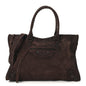 Suede Calfskin Classic Hardware Large Le City Light Espresso