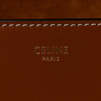 Smooth Calfskin Cuir Triomphe Folco Crossbody Bag Tan