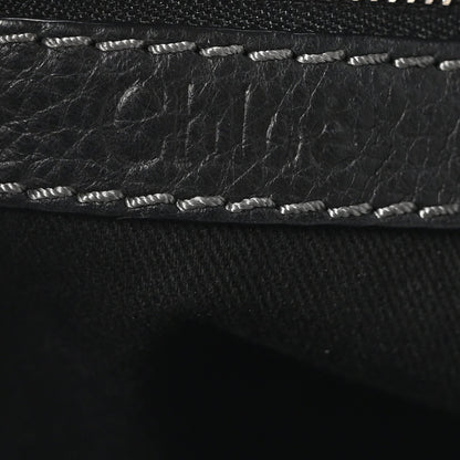 Calfskin Small Paddington Satchel Black