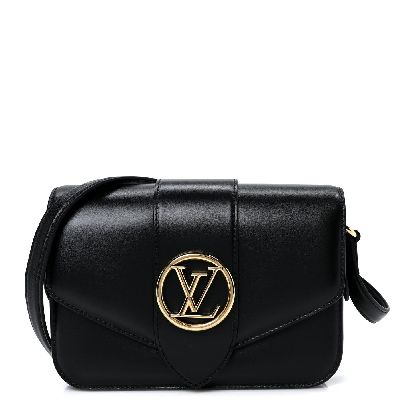 Smooth Calfskin LV Pont 9 Black