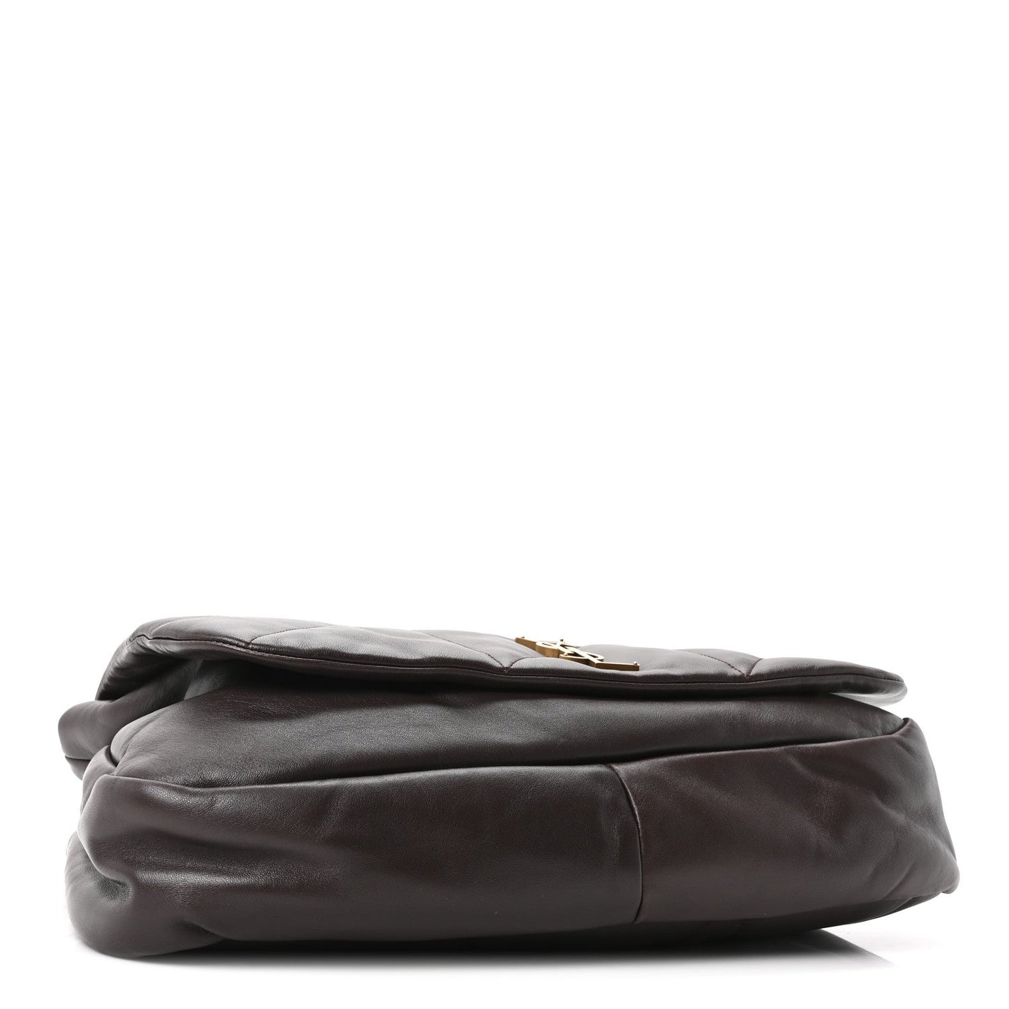 Lambskin Matelasse Monogram Large Jamie 4.3 Dark Sweet Chocolate