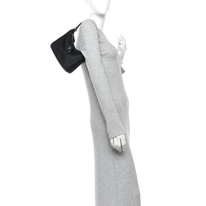 Tessuto Nylon Saffiano Mini Re-Edition 2005 Bag Black