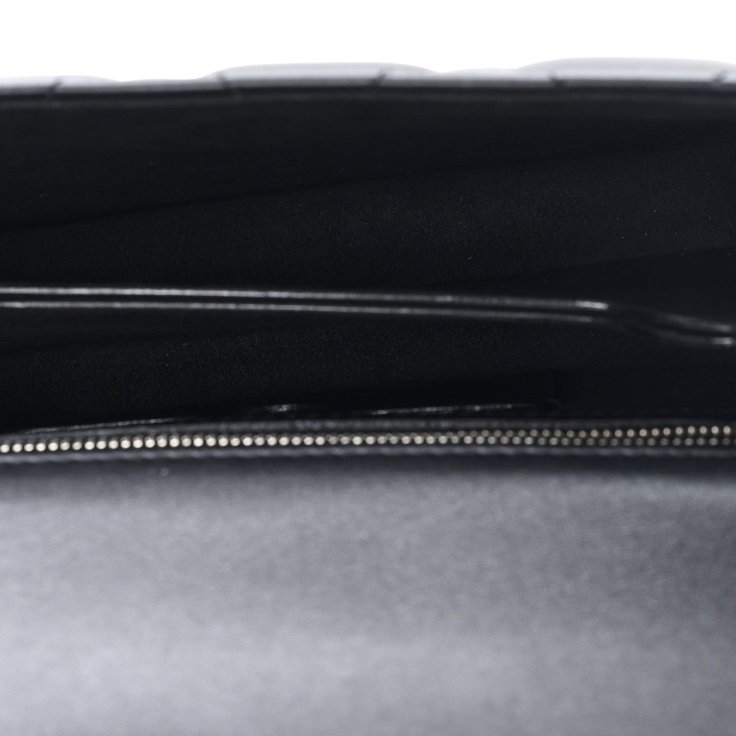 Calfskin Quilted Graffiti Knuckle Shoulder Bag Black