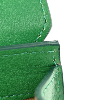 Smooth Calfskin Le Chiquito Moyen Green
