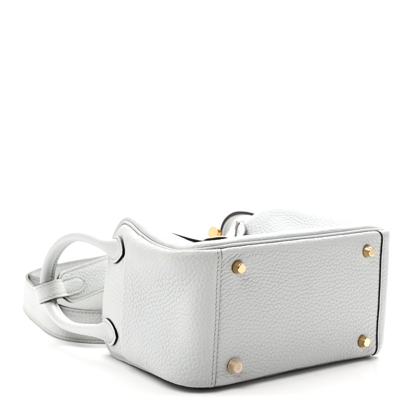 Taurillon Clemence Mini Lindy 20 Bleu Pale