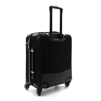 Monogram Jumbo GG Canvas Textured Calfskin Small Carry On Trolley Black