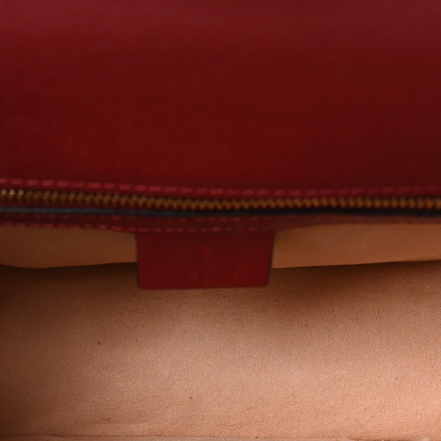 Textured Calfskin Printed Small Sylvie Shoulder Bag Red
