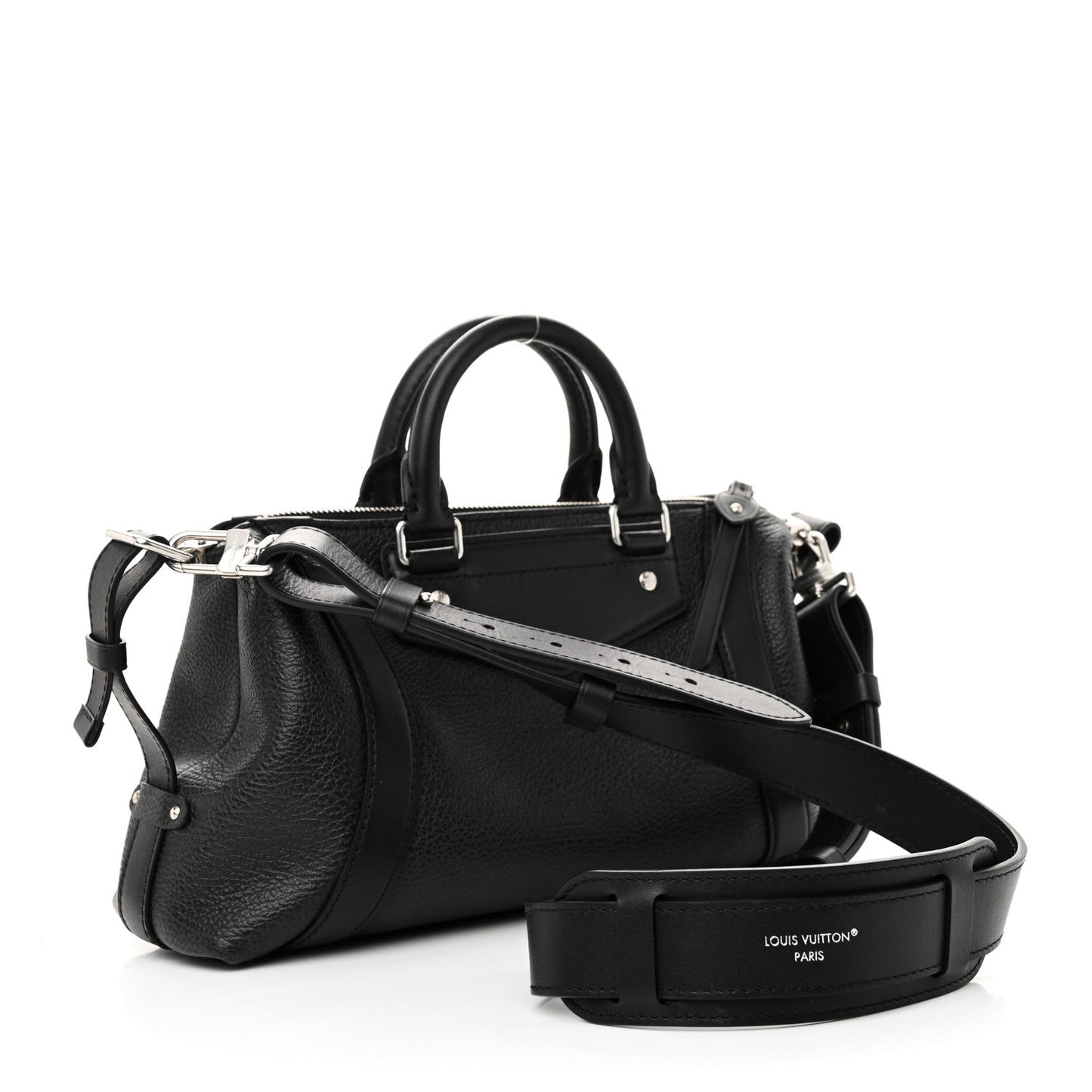 Pixel Lambskin LV Biker PM Black