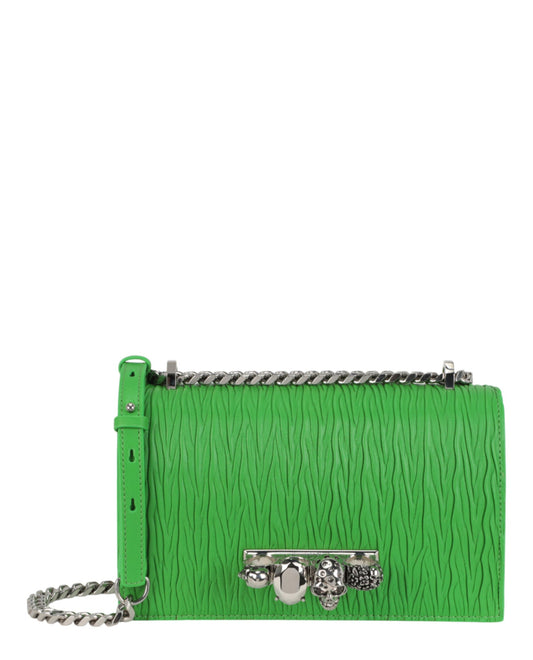 Alexander McQueen Womens Small Jeweled Shoulder Bag