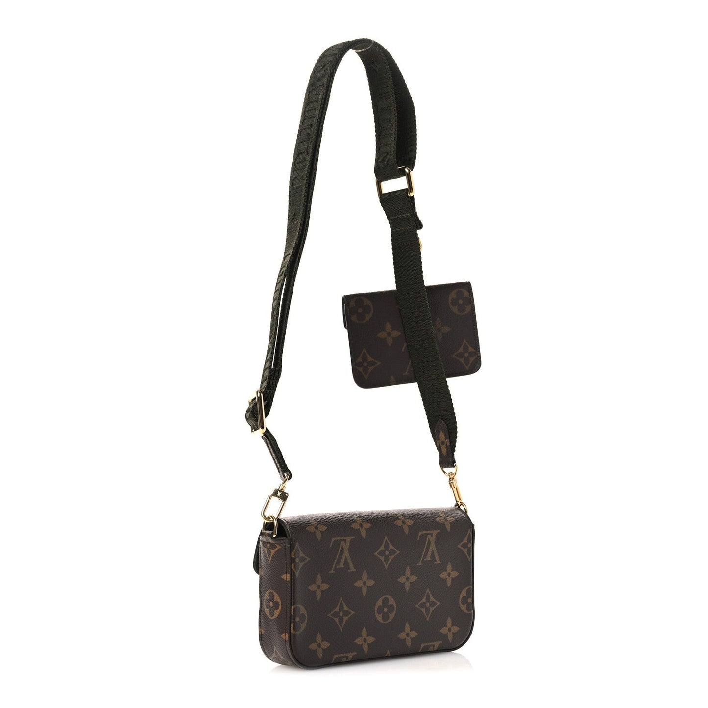 Monogram Felicie Strap & Go Kaki
