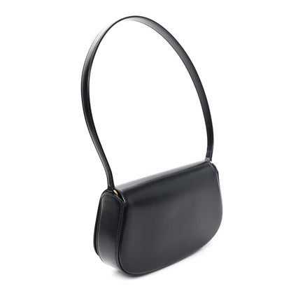 Box Calfskin Mini Voltaire Shoulder Bag Black