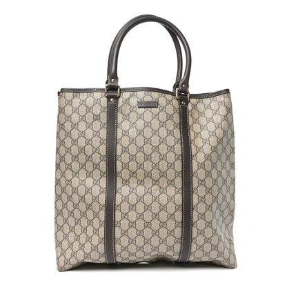 GG Plus Monogram Joy Vertical Tote Dark Brown