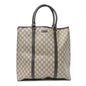 GG Plus Monogram Joy Vertical Tote Dark Brown