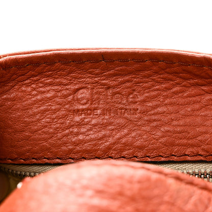 Calfskin Paddington Front Pocket Tote Whiskey