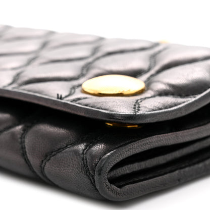Nappa Padded Wallet On Chain Black