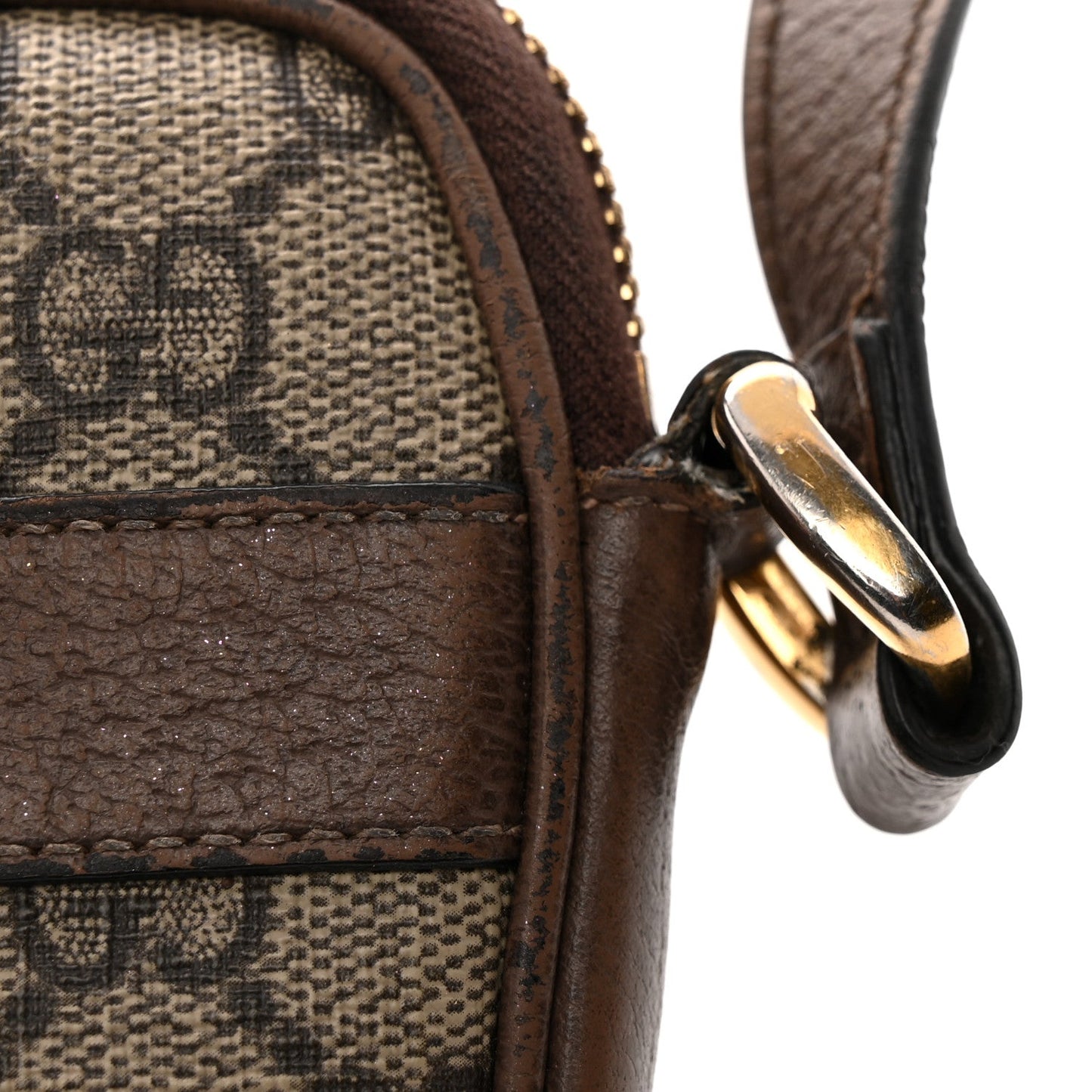 GG Supreme Monogram Web Mini Ophidia GG Bag Brown