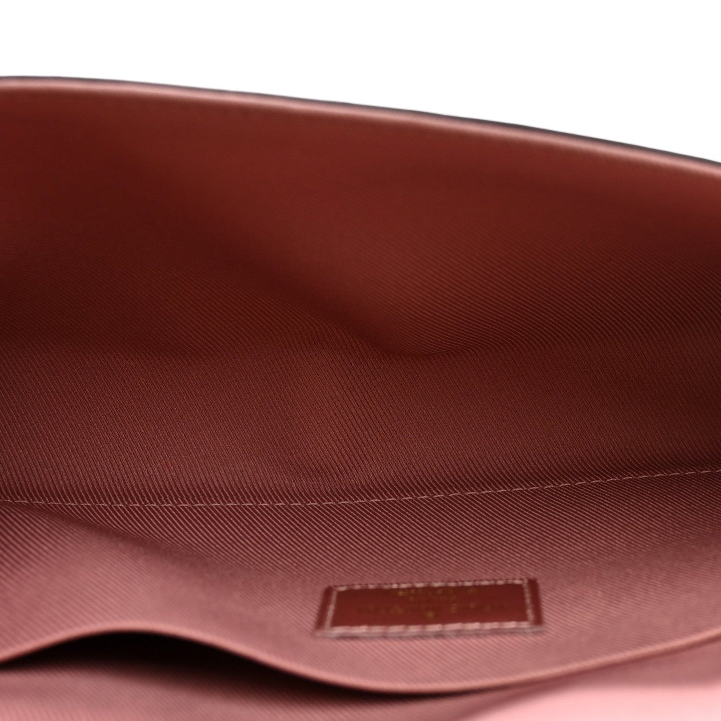 Vernis Pochette Felicie Chain Wallet Metallic Pale Pink