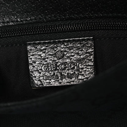 GG Monogram Web Buckle Belt Bag Black